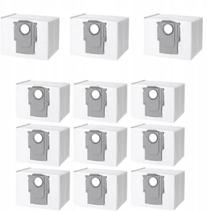 12 WORKÓW NA KURZ DO STACJI XIAOMI ROBOROCK S7 S8 Q7 Q8 S8 MAX ULTRA PLUS - Worki do odkurzaczy - miniaturka - grafika 1