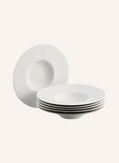 Talerze - Villeroy & Boch Zestaw 6 Talerzy Do Pasty Manufacture Rock weiss - miniaturka - grafika 1