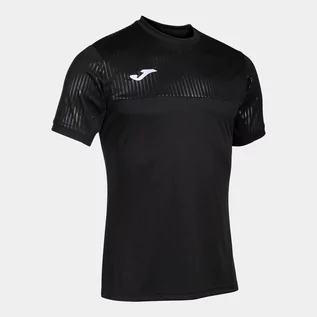 Koszulki sportowe męskie - Koszulka do tenisa z krótkim rękawem męska Joma SHORT SLEEVE T- SHIRT black - grafika 1