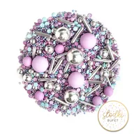 Dodatki do ciast w proszku - Posypka cukrowa mix konfetti Shiny Flakes 90 g - miniaturka - grafika 1