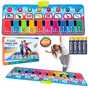 Mata Muzyczna 130X48 Cm Tańczenia Pianinko Nagrywa U704Z - Zabawki interaktywne dla dzieci - miniaturka - grafika 1