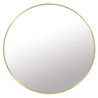 Lustra - Złote okrągłe lustro w stylu glamour 60 cm - Enno - miniaturka - grafika 1