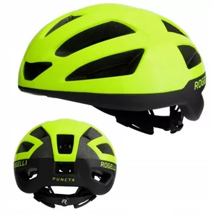 Rogelli Puncta Kask Rowerowy Fluorowy - Kaski rowerowe - miniaturka - grafika 1