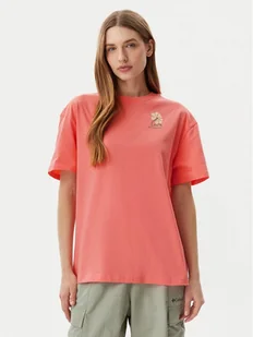 Columbia T-Shirt Rolling Bend Graphic 2120031 Różowy Oversize - Koszulki i topy damskie - miniaturka - grafika 1