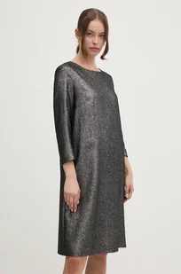 Joop! sukienka wełniana kolor czarny mini prosta 30043456 - Sukienki - miniaturka - grafika 1