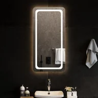 Lustra - vidaXL Lustro łazienkowe z LED, 50x100 cm - miniaturka - grafika 1