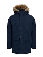 Kurtki męskie - Bestseller A/S Jjchamp kurtka męska parka, Navy Blazer, XXL - miniaturka - grafika 1