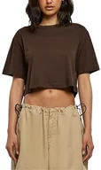 Koszulki i topy damskie - Urban Classics Damska koszulka damska Short Oversize Tee w różnych kolorach, rozmiar XS - 5XL, brązowy, 3XL - miniaturka - grafika 1