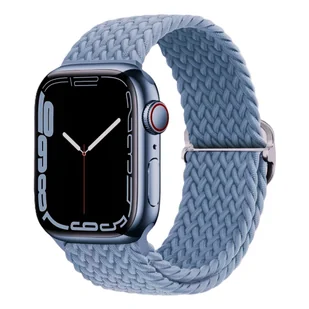 PLECIONY PASEK DO APPLE WATCH 10 9 8 7 6 SE 40mm 41mm 42mm NIEBIESKI - Akcesoria do smartwatchy - miniaturka - grafika 1