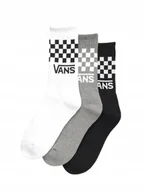 Skarpetki męskie - Skarpetki Damskie Classic Check Crew Black/White VANS VN000GMUY281 36,5-41 - miniaturka - grafika 1