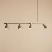 Lampy sufitowe - Form Beige lampa wisząca 4-punktowa 1108L17 - miniaturka - grafika 1