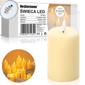 Świece - Świeca LED Heckermann RF-0001 - miniaturka - grafika 1