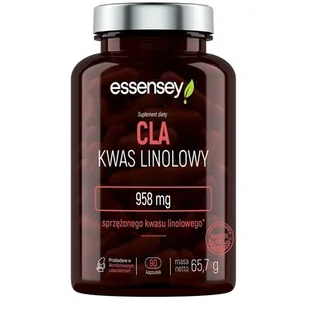 Essensey CLA Kwas Linolowy 90kaps. - Spalacze tłuszczu - miniaturka - grafika 1