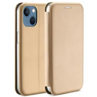 Etui i futerały do telefonów - Beline Etui Book Magnetic iPhone 14 6,1" złoty/gold - miniaturka - grafika 1
