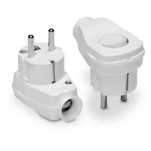 Wtyczka kątowa 16A z uziemieniem i wyłącznikiem WT-16U/ŁK - Gniazdka elektryczne - miniaturka - grafika 1