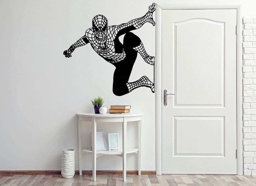 SPIDERMAN DEKORACJA PANEL ŚCIENNY NAKLEJKA OBRAZ