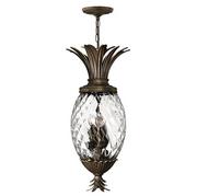 Lampy sufitowe - Elstead Lighting Plantation 4Lt Pentant Pearl Bronze HK/PLANT4/P PZ Elstead lampa wisząca stylowa abażurowa HK/PLANT4/P PZ ) - miniaturka - grafika 1