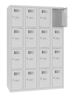 Szafka na uczelnie, do szkoły dla uczniów SMS 344 - 16 schowków - Szafki BHP - miniaturka - grafika 1