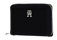 Portfele - Tommy Hilfiger Damskie portfele TH Essential S MED ZA, czarne, jeden rozmiar, Czarny, One Size - miniaturka - grafika 1