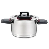 Patelnie - Garnek ze skład.uszami+pokrywka MR-3530-24 5,5L  - miniaturka - grafika 1