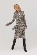 Sukienki - Sukienka szmizjerka w panterkę Emre - miniaturka - grafika 1