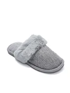 Kapcie damskie - Confly Kapcie w kolorze szarym - miniaturka - grafika 1
