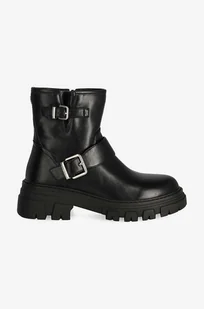 Mexx botki PHILOU MOVE damskie kolor czarny na słupku MITY1702743W - Botki damskie - miniaturka - grafika 1