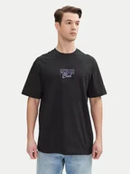 Koszulki męskie - Only & Sons T-Shirt Cabana 22034380 Czarny Relaxed Fit - miniaturka - grafika 1