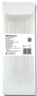 QOLTEC Opaski zaciskowe 3.6x200mm nylon UV 100szt. białe (52199) - Pozostałe akcesoria sieciowe - miniaturka - grafika 2