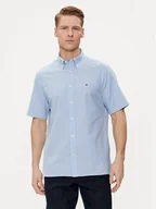 Koszule męskie - Tommy Hilfiger Koszula 1985 MW0MW33810 Niebieski Slim Fit - miniaturka - grafika 1