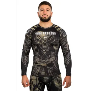 Venum Invader Rashguard Long Sleeve Długi Rękaw Black/Sand - Kimona, stroje i obuwie - miniaturka - grafika 1
