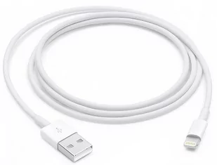 Apple Kabel do iPhone iPad Lightning 1m biały (MQUE2ZM/A) - Kable komputerowe i do monitorów - miniaturka - grafika 1