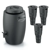 Kompostowniki - Zestaw Zbiornik na nawóz 55L z kranem + 3x Podziemny kompostownik ogrodowy 11L - miniaturka - grafika 1