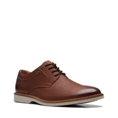 Półbuty męskie - Clarks Atticus LT Lace [dark tan leather] - rozmiar 41.5 - miniaturka - grafika 1