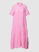 Sukienki - Sukienka koszulowa ze wzorem w paski model ‘Alena’ - miniaturka - grafika 1