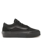 Buty dla chłopców - Tenisówki Vans Old Skool VN0A38HBPQZ1 Czarny - miniaturka - grafika 1