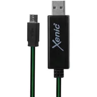 Kable USB - Xenic USB-MICRO USB 1M zielony - miniaturka - grafika 1