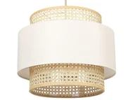 Lampy sufitowe - Lampa wisząca naturalna z beżowym YUMURI - miniaturka - grafika 1