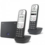 Telefonia VoIP - Telefon bezprzewodowy VoIP Gigaset A690 IP DUO z dwiema słuchawkami - miniaturka - grafika 1