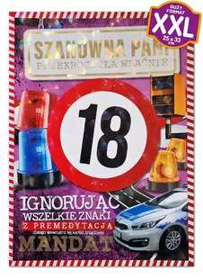 Kartka Na 18 Urodziny Xxl Big Z Mandatem Ple2 - Kartki okolicznościowe i zaproszenia - miniaturka - grafika 1