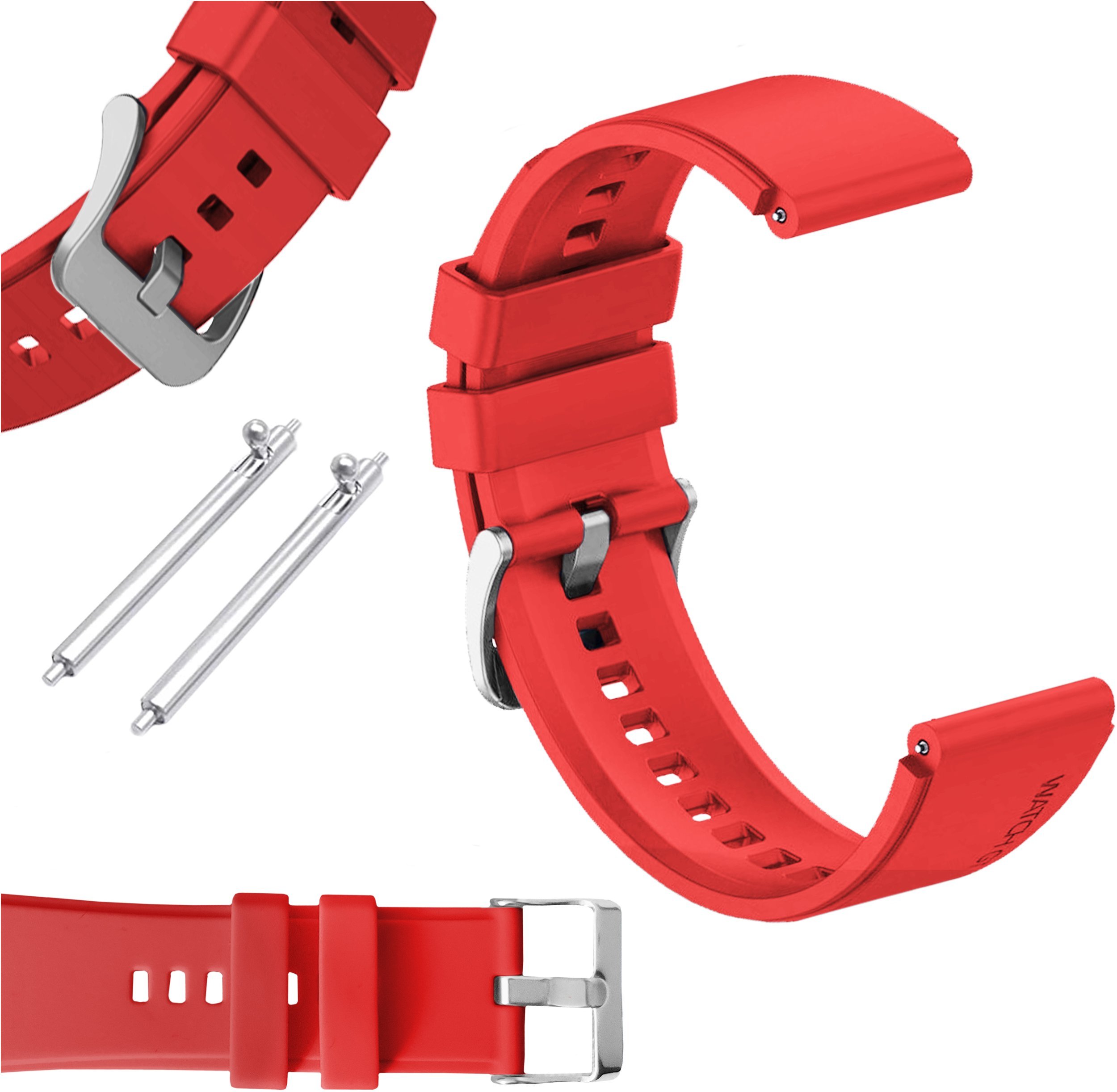4kom.pl Pasek ChronSmarta do smartwatch'a Xiaomi Watch S1 Active GPS Czerwony