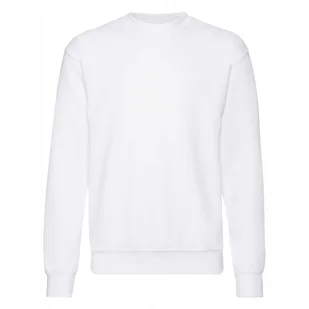 Bluza Męska Set-in Sweat Biały r. 4XL - Bluzy męskie - miniaturka - grafika 1