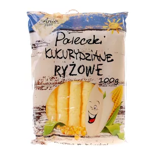 Ania Pałeczki kukurydziane ryżowe 100g - Chrupki - miniaturka - grafika 1