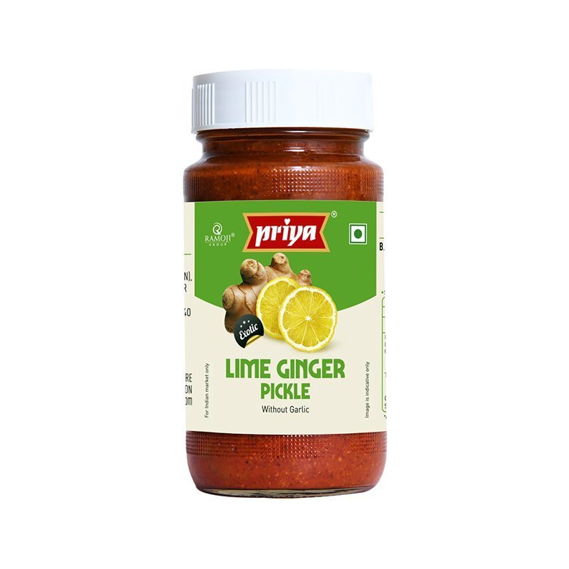 Marynowane limonki z imbirem w oleju Priya Lime Ginger 300 g - ostro- kwaśny