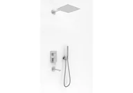 Zestawy prysznicowe - Kohlman EXCELENT zestaw wannowy podtynkowy z deszczownicą Q35 i wylewką wannową QW211HQ35 darmowa dostawa QW211HQ35 - miniaturka - grafika 1
