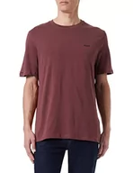 Koszulki męskie - HUGO T-shirt męski, Dark Brown204, S - miniaturka - grafika 1