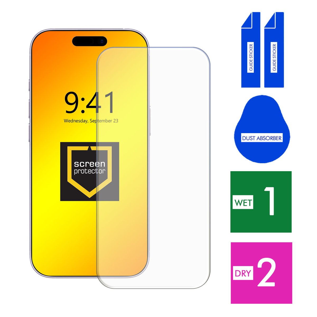 SZKŁO HARTOWANE DO APPLE IPHONE 17 SZYBKA 9H OCHRONNE PANCERNE