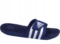 Klapki i japonki damskie - Adidas Adissage F35579 Klapki Basenowe Rzep Granat - miniaturka - grafika 1