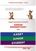 Matematyka - Matematyka z wesołym kangurem - Suplement 2023 (Kadet/Junior/Student) - miniaturka - grafika 1