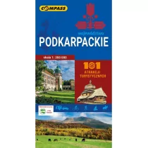 Wydawnictwo Compass Mapa turystyczna - Woj. Podkarpackie 1:200 000 praca zbiorowa - Atlasy i mapy - miniaturka - grafika 1